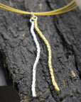 Real Pine Twig Silver Pendant Necklace, Handmade Nature Jewelry, Organic Botanical Pendant, Unique Gift for Nature Lovers, Sterling Silver 925