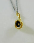 Lily of the Valley Pendant: Woodland Jewelry (Black Rhodium & Gold Plated)-3