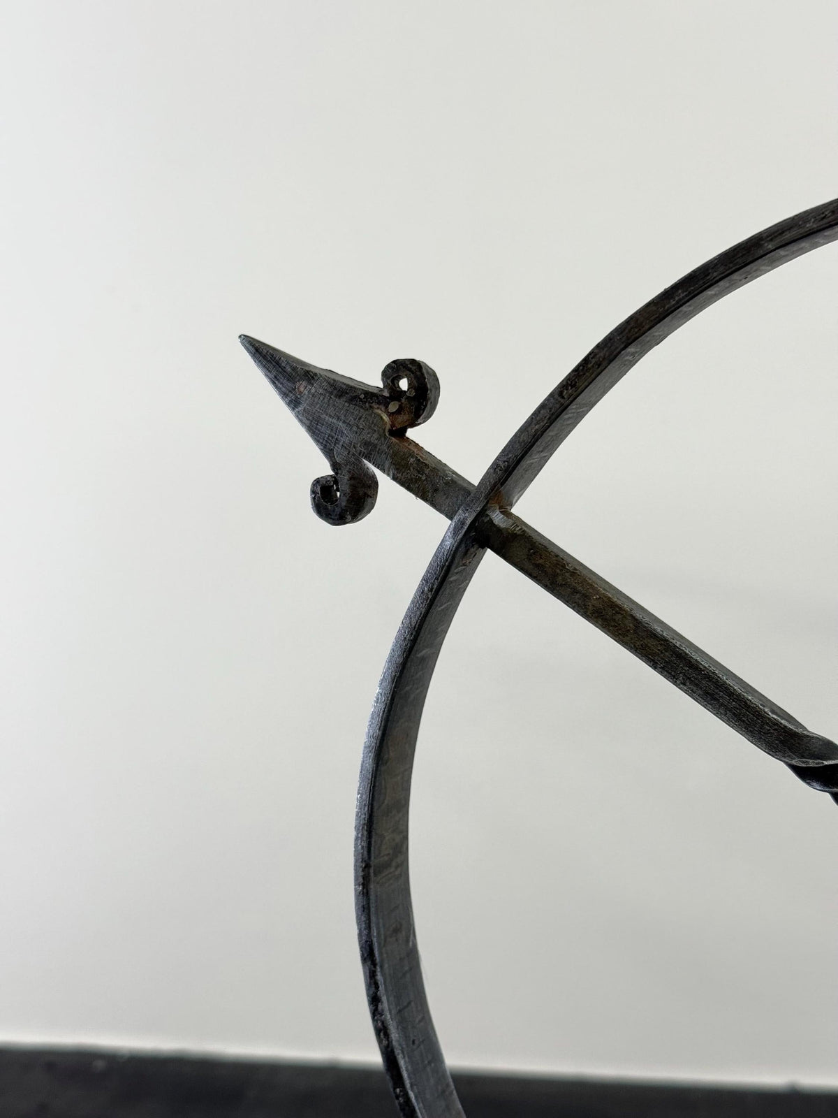 Wrought Iron Archer Sculpture | Heritage Bow &amp; Arrow Ornament