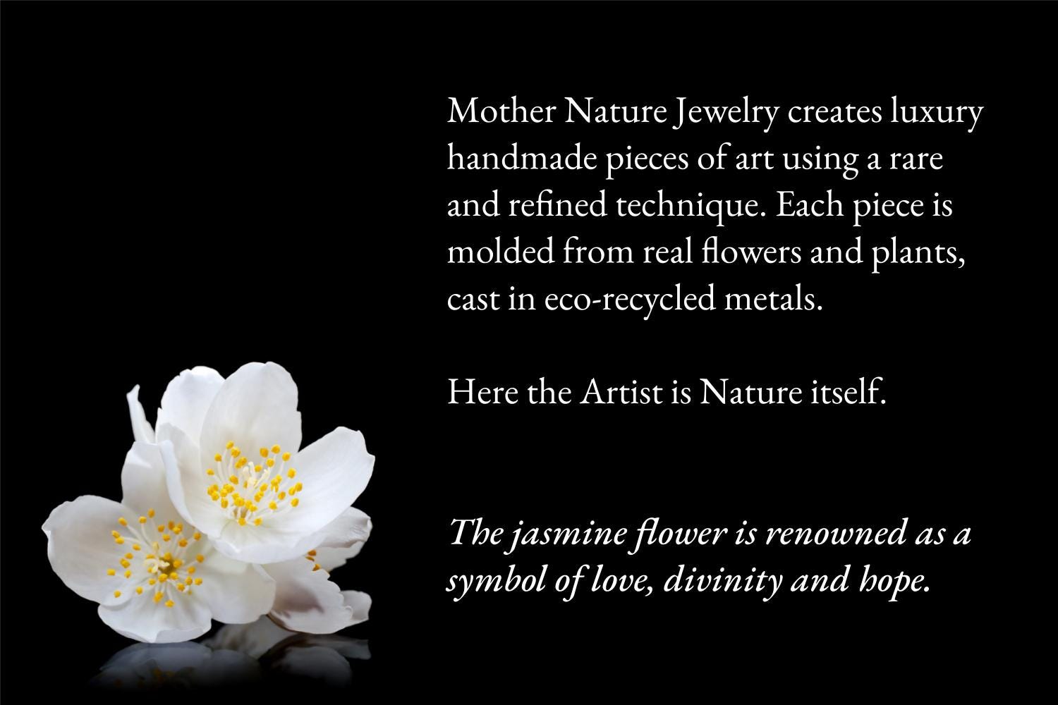 Jasmine Twig Earrings, Sterling Silver Jewelry, Nature-Inspired Handmade Accessory-4