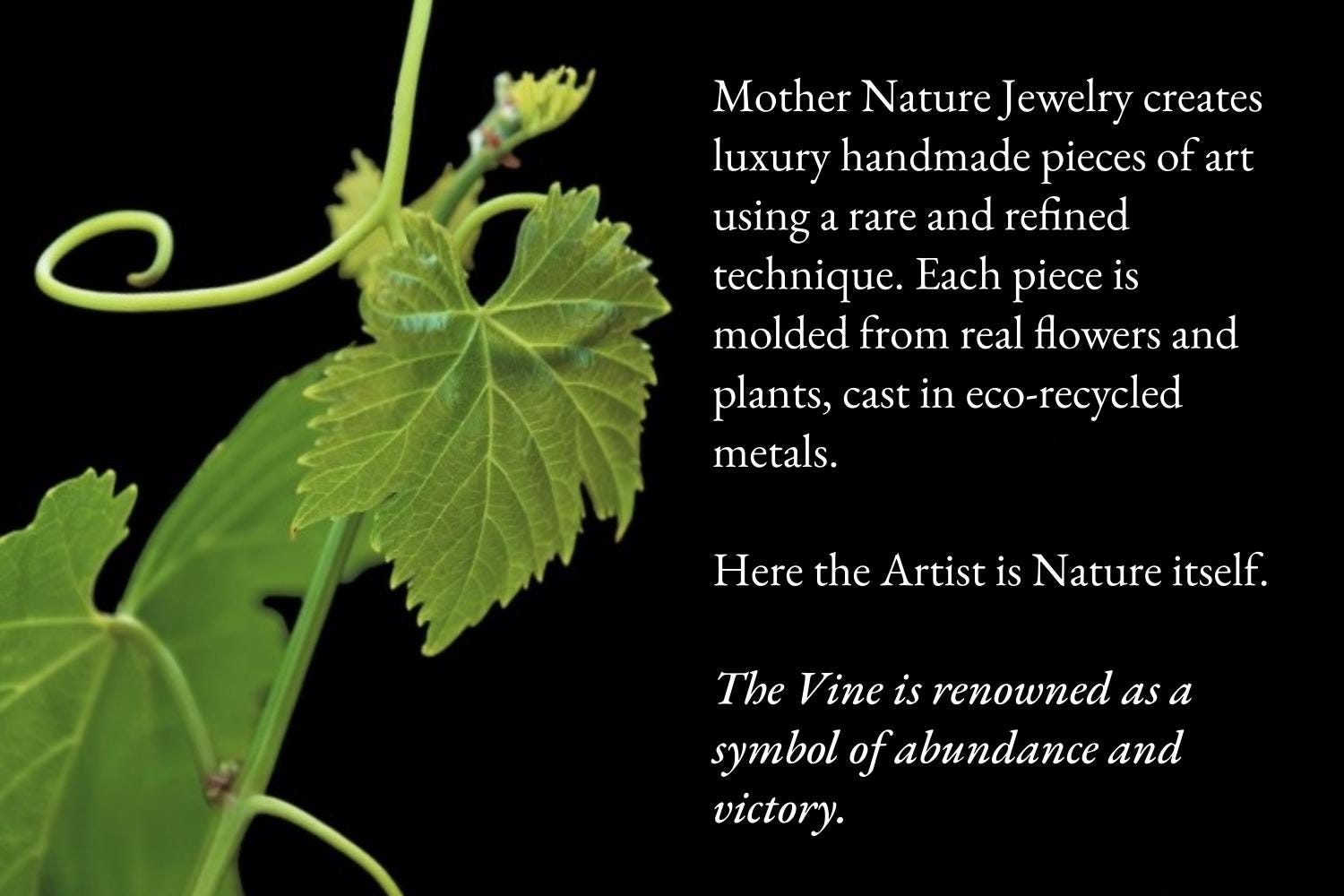 Silver Vine Necklace, Sterling Silver Jewelry, Vine Leaf Pendant, Gift for Her, Birthday Gift for Women, Handmade Jewelry, Nature-Inspired-2