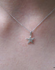 Tiny Real Starfish Necklace - Minimalist Eco-Friendly Jewelry-1