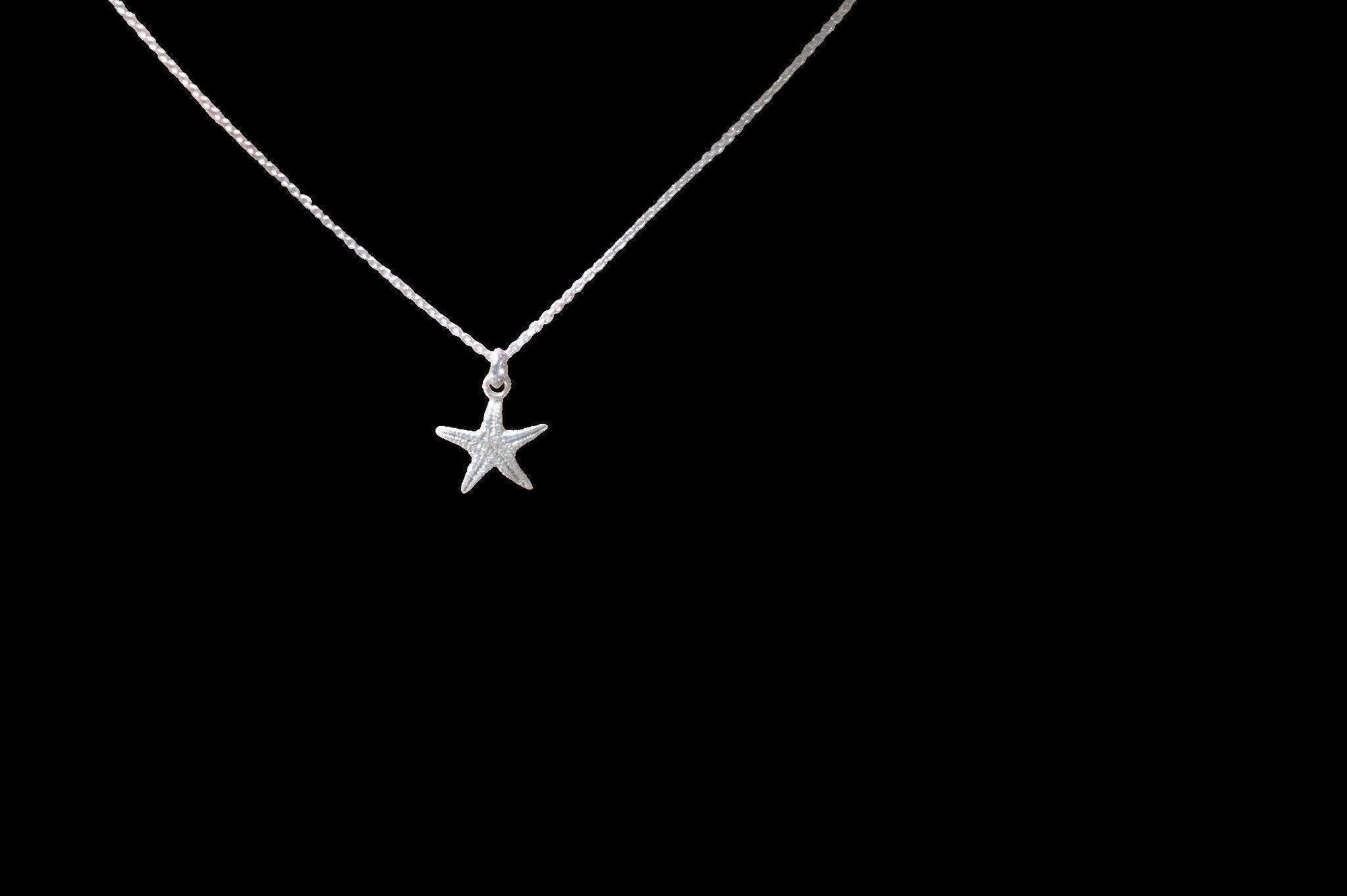 Tiny Real Starfish Necklace - Minimalist Eco-Friendly Jewelry-2