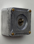 Single Gang Solid Cast Metal Toggle 2 Way Light Switch – Industrial Conduit