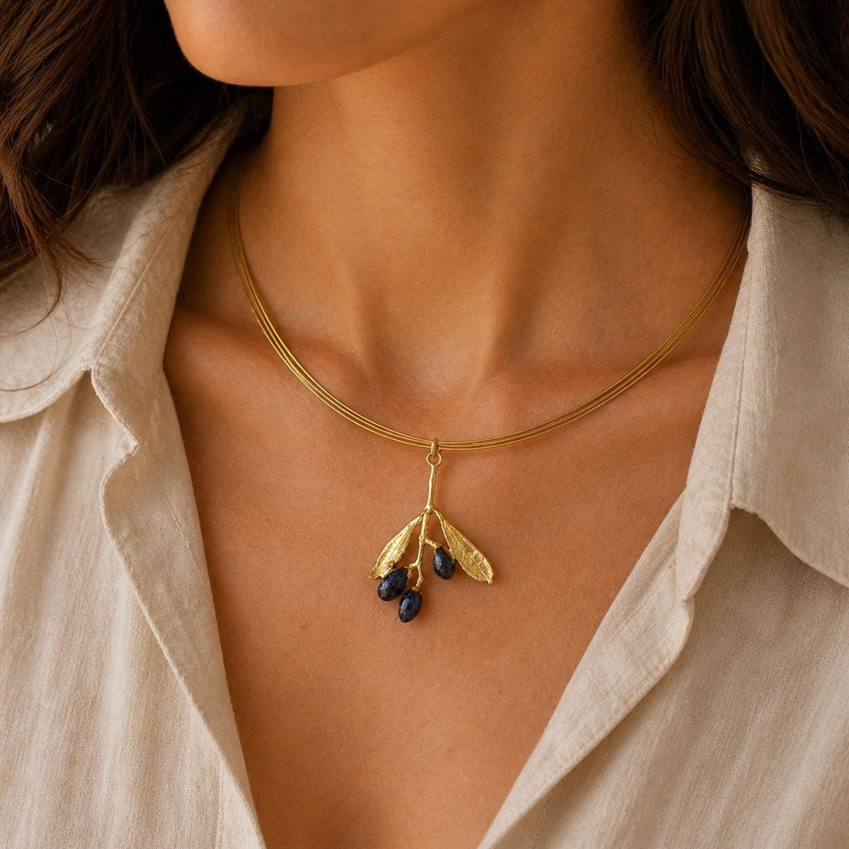 Real Olive Necklace, 14K Gold Plated Brass Pendant, Handmade Minimalist Jewelry Gift, Gift for Women, Nature Inspired Boho Necklace
