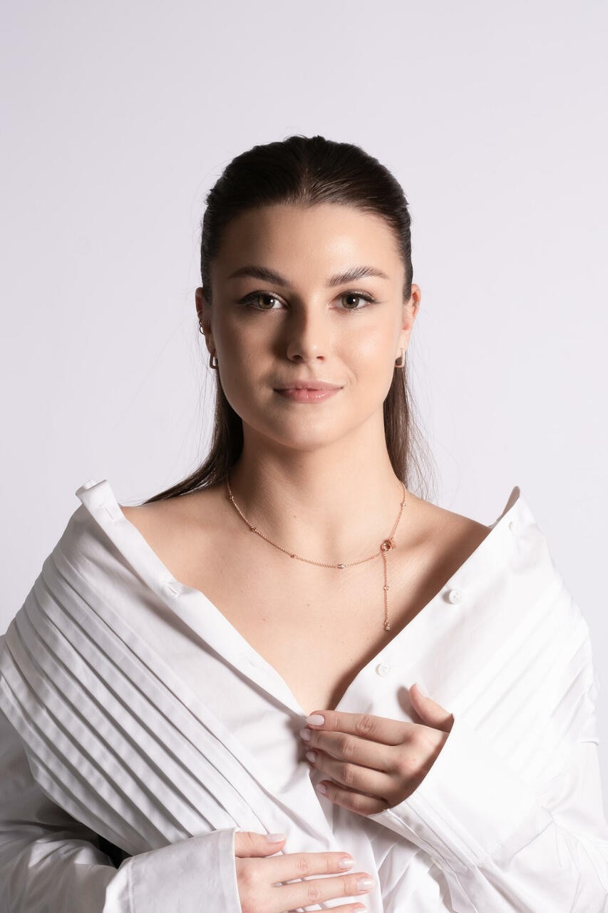 Sterling Silver Choker with Zircon Stones by MyaMoon - Elegant &amp; Timeless by MyaMoon at www.brixbailey.com