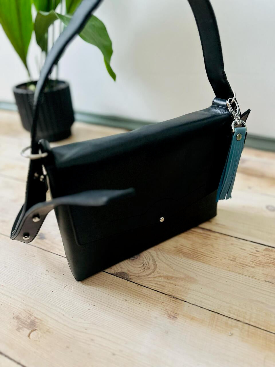 Versatile KOKUKA Black Bag – Stylish &amp; Functional Leather Accessory by eleriinseim at www.brixbailey.com