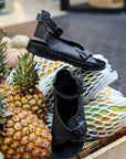 Athens Vegan Sandals in Black