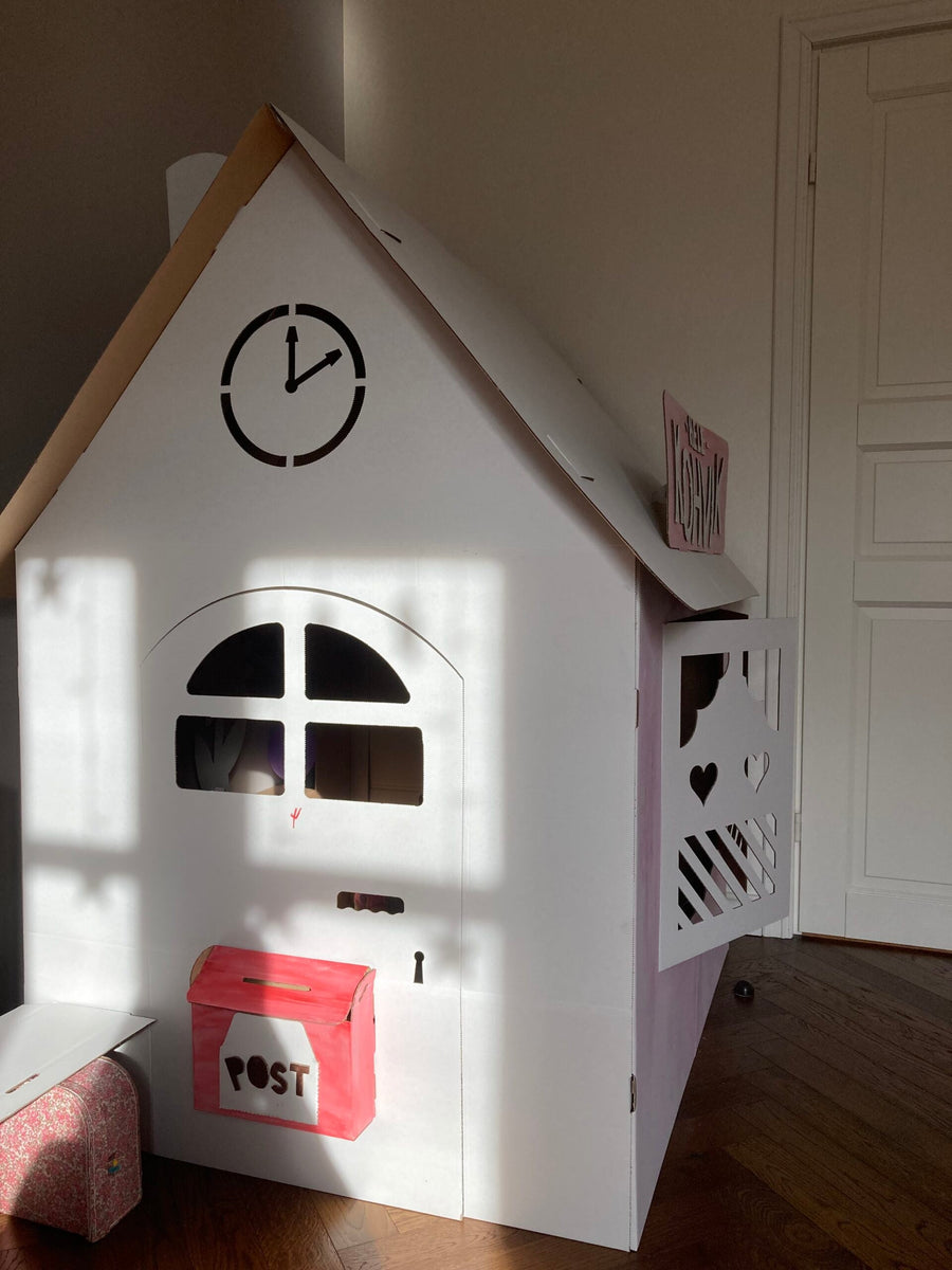 Cardboard DIY House for Kids