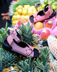Athens Vegan Sandals in Pink