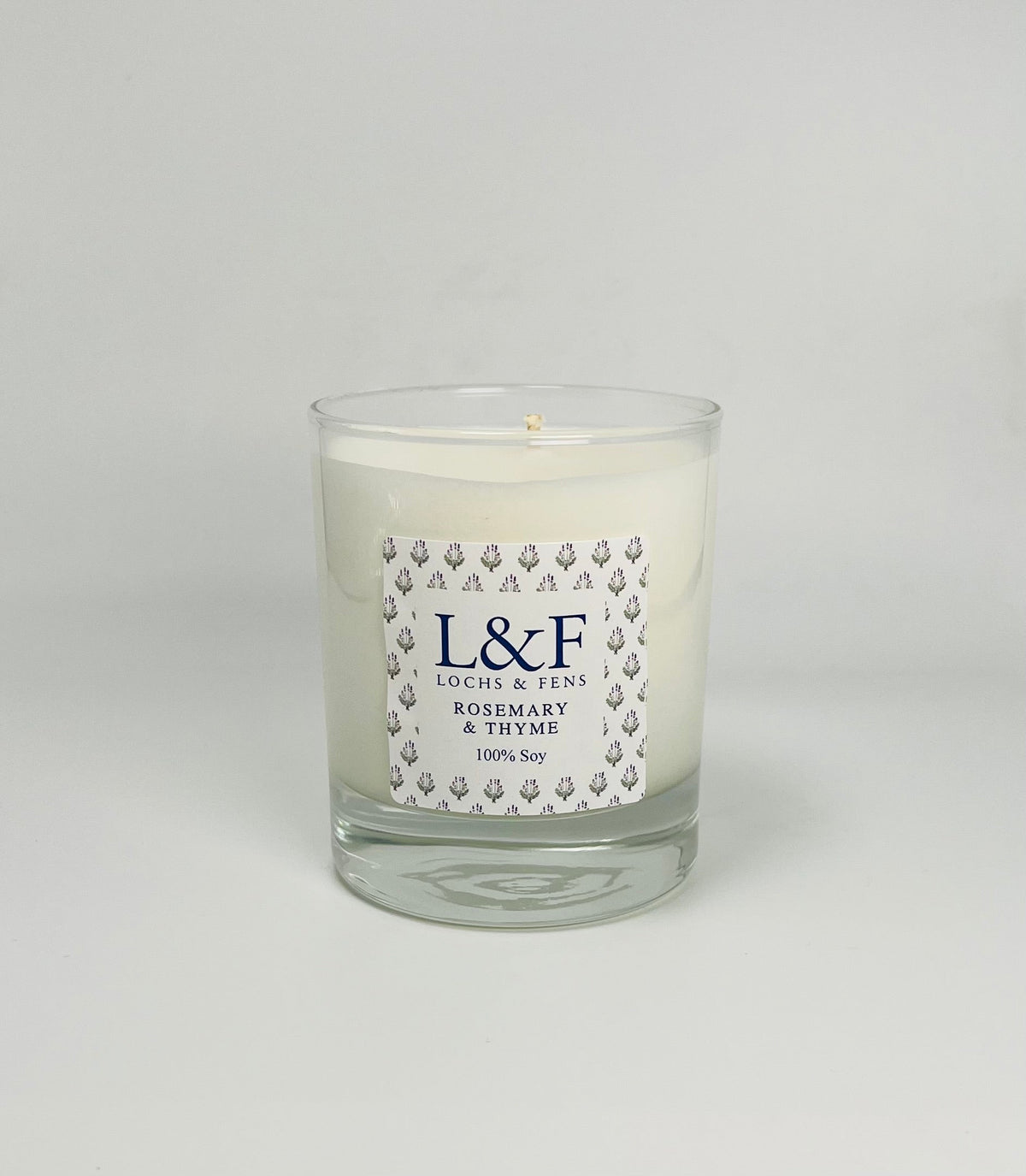 Single wick Soy Candles - Rosemary &amp; Thyme
