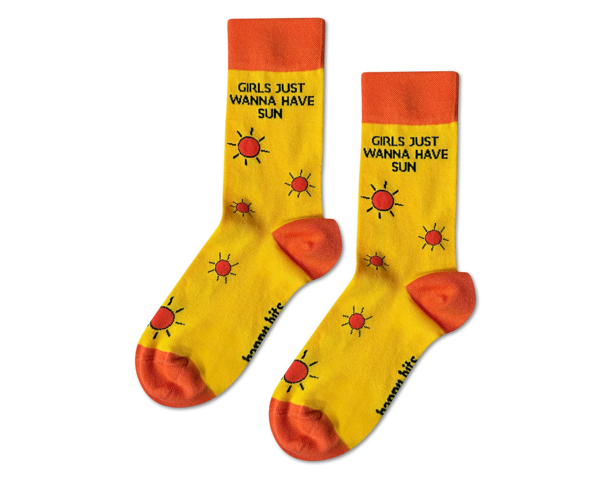 Girls Just Wanna Have Sun Bamboo Socks