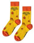 Girls Just Wanna Have Sun Bamboo Socks
