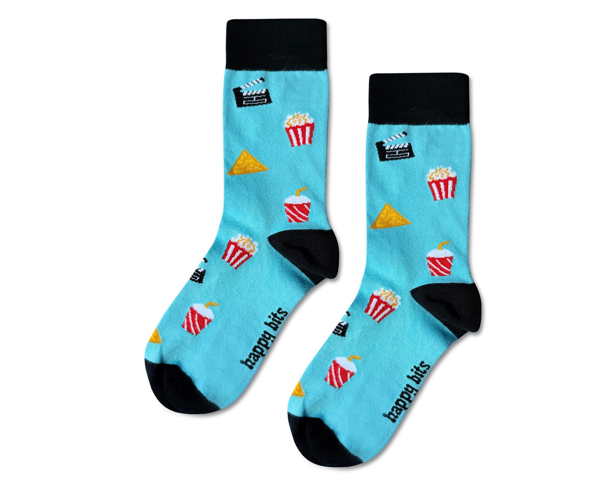 Movie Night Bamboo Socks
