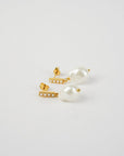 Baroque Bar Pearl Earrings