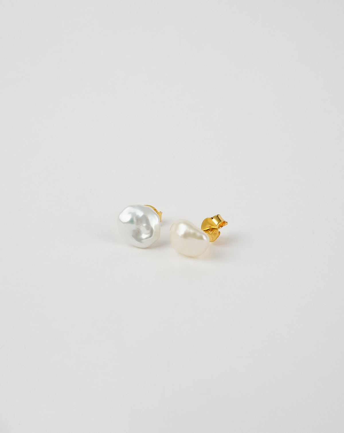 Freshwater Baroque Pearl Stud Earrings