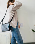 Crossbody Leather Bag KOKUKA - Large