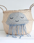 Blue Jellyfish Basket - Extra Large