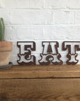 Rusty 5" Carnival Metal Letters A-Z