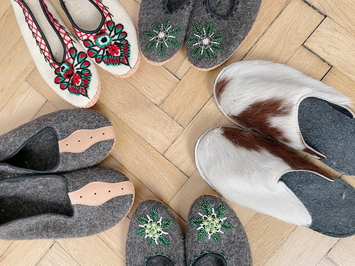 Adult Woolen Slippers (felt)
