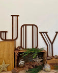 Rustic Art Deco Signs Rusty Metal Alphabet Letters – Home & Garden A-Z 0-9