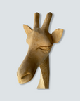 Swazi Giraffe-head sculptures - wood - S
