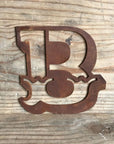 Rusty 5" Carnival Metal Letters A-Z