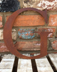 Classic Rusty Metal Letters 5" And 12" A-Z 0-9 Rustic Signs For The Home And Garden