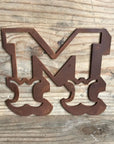 Rusty 5" Carnival Metal Letters A-Z