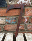 Classic Rusty Metal Letters 5" And 12" A-Z 0-9 Rustic Signs For The Home And Garden