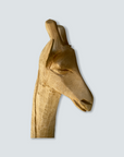 Swazi Giraffe-head sculptures - wood - S