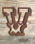 Rusty 5" Carnival Metal Letters A-Z