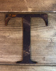 5" Classic Font Rusty Metal Alphabet Letters A-Z 0-9