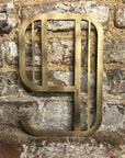 Gold Art Deco Metal Alphabet Letters – 5” or 12” Decorative Lettering A–Z