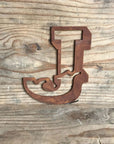 Rusty 5" Carnival Metal Letters A-Z