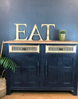 Distressed Gold 5" or 12" Classic Metal Letters, A-Z, 0-9