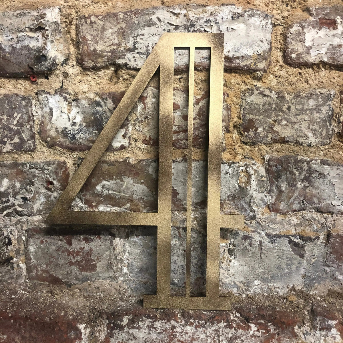 Gold Art Deco Metal Alphabet Letters – 5” or 12” Decorative Lettering A–Z