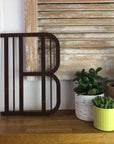 Rustic Art Deco Signs Rusty Metal Alphabet Letters – Home & Garden A-Z 0-9