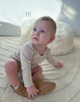 Beige Baby Natural Sheepskin Boots