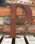 Classic Rusty Metal Letters 5" And 12" A-Z 0-9 Rustic Signs For The Home And Garden