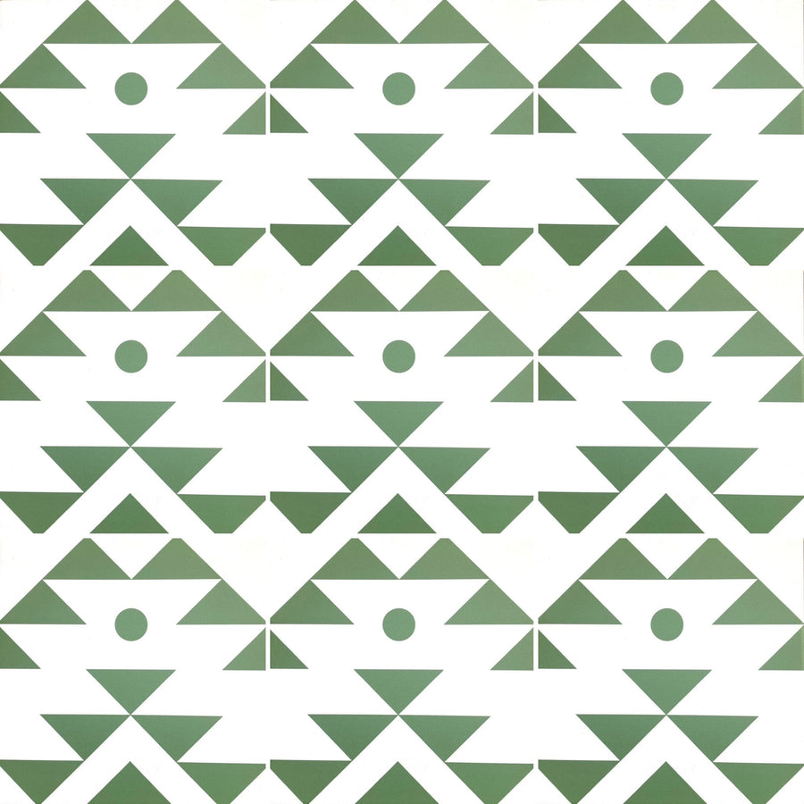 LIMA luxury porcelain tile, green and white, slip-resistant, modern South American design, for floors walls patios, no sealing required by Maria Starling Design at brixbailey.com