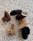 Brown Baby Natural Sheepskin Boots