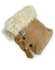 Beige Natural Sheepskin Stroller Hand Muffs