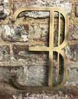 Gold Art Deco Metal Alphabet Letters – 5” or 12” Decorative Lettering A–Z