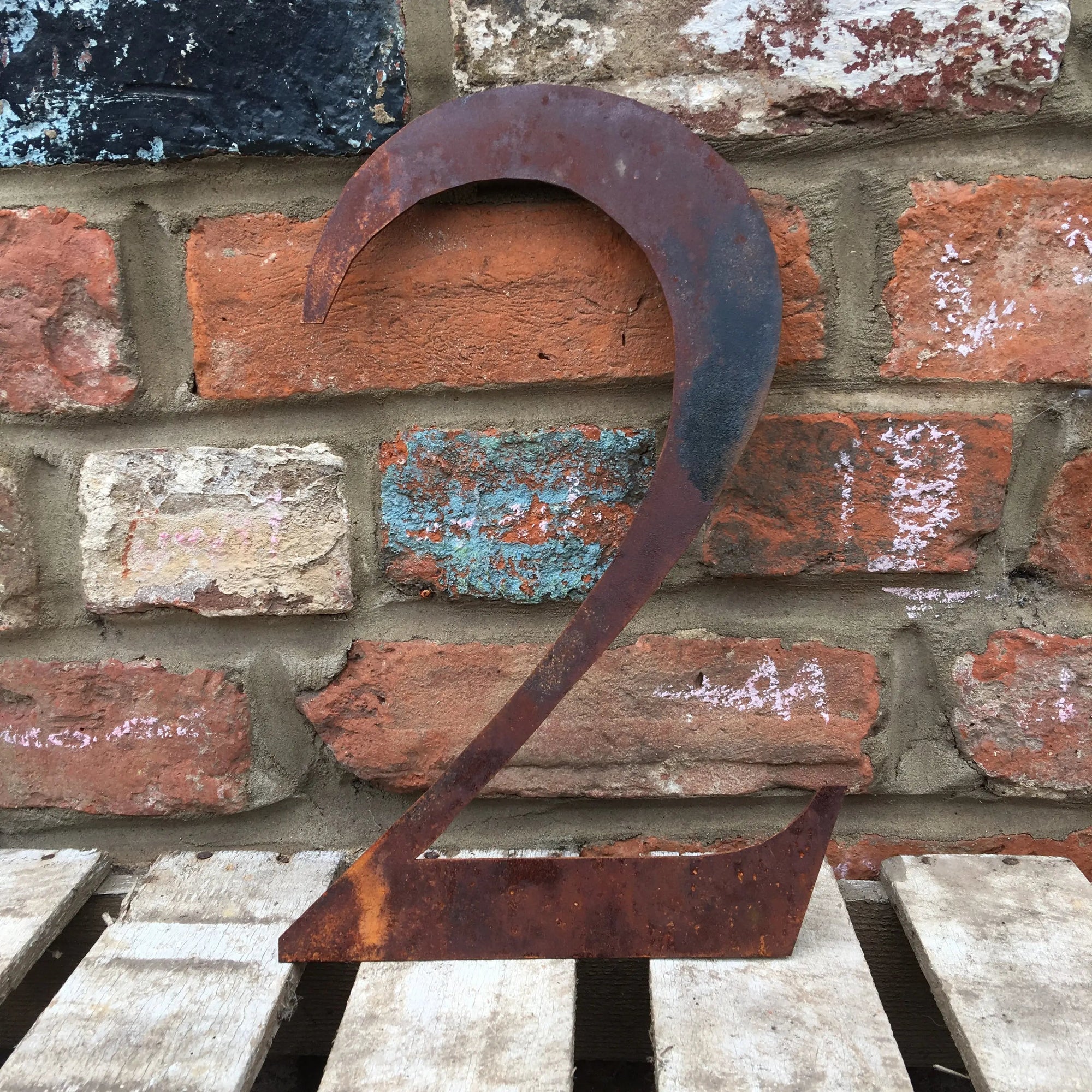 Classic Rusty Metal Letters 5" And 12" A-Z 0-9 Rustic Signs For The Home And Garden