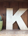 Gold Fat Font Metal Alphabet Letters – 5” or 12” Decorative Lettering A–Z
