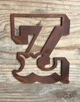 Rusty 5" Carnival Metal Letters A-Z
