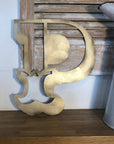 A-Z Rustic 5" or 12" Gold Metal Carnival Letters.