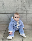 Baby/Kid Virgin Wool Overall - Blue