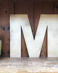 Gold Fat Font Metal Alphabet Letters – 5” or 12” Decorative Lettering A–Z